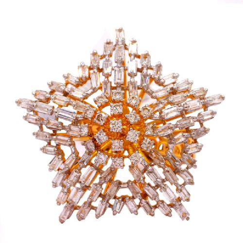 Ring Studded With Natural Diamond For Women's