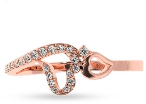 Heart Shape Diamond Ring For Girl, Gender : Female
