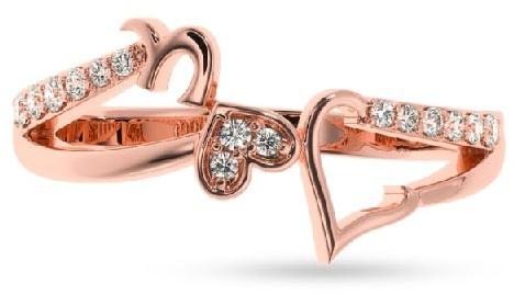 Certified Gold Diamond Ring For Womens On This Valentines