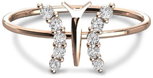 Ring Studded With Natural Diamond Ring, Occasion : Casual Wear, Party Wear