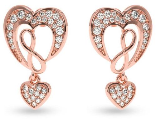 Djewels Polished Women Diamond Earring