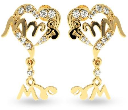 Certified Womens Diamond Earring On This Valentines
