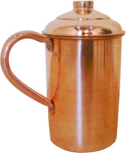 Plain Copper Jug, Color : Brown