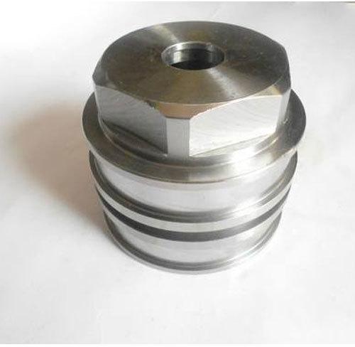 Round Metal JCB Bucket Piston, Color : Silver