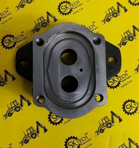 SK Tech Metal JCB Pump Flange, Color : Black