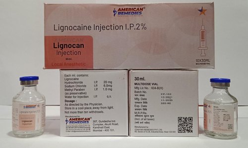 Lignocan Injection, Packaging Size : 10*30ml