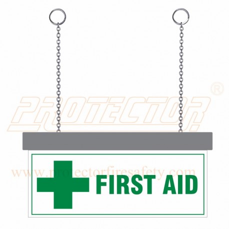 LED FIRST AID SIGN, For Hospital, Shopping Malls, Theaters, Offices, Hotels Restaurants, Airport Terminal