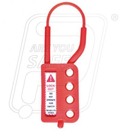 Lukko 18.5 Grm NON CONDUCTIVE HASP LOCKOUT, Size : Jaw Size 63.5/32.5 Mm