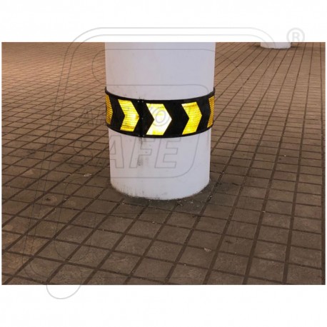 Protector ROUND PILLAR GUARD, For Mall, Theater, Cellars., Color : Black