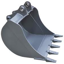 High Tensile Steel Polished Plain Excavator Bucket, Shape : Rectangular