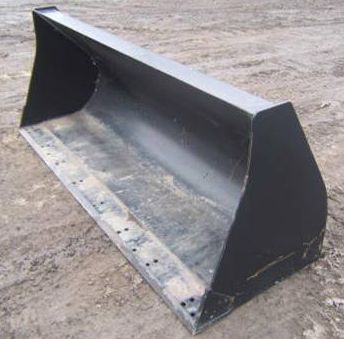 Plain High Tensile Steel Polished Loader Bucket, Color : Grey