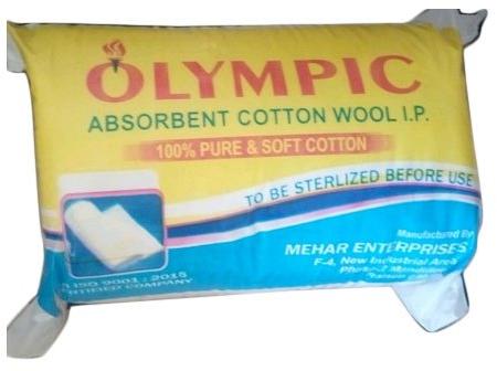 400gm Absorbent Cotton Wool, Color : White