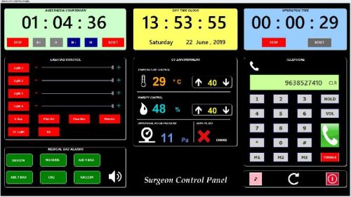 Fricon Systems Surgeon Control Panel