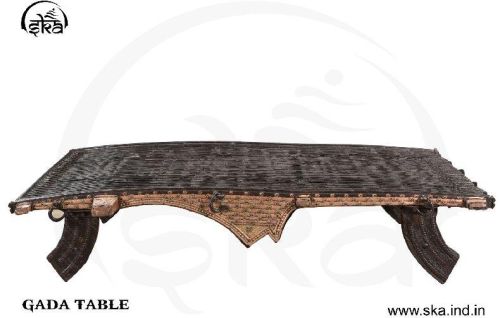 Plain Wooden Antique Cart Gada Table, Feature : Easy To Place, Fine Finished