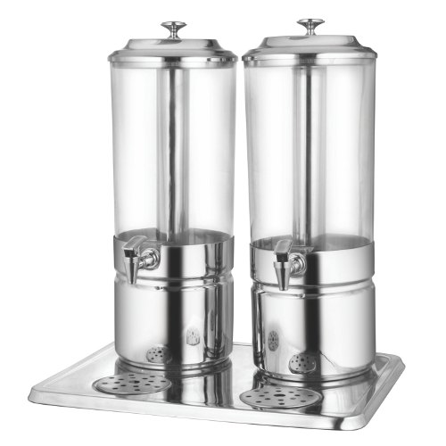 AWKENOX Stainless Steel Juice Dispenser, Capacity : 2 X 3 Ltr
