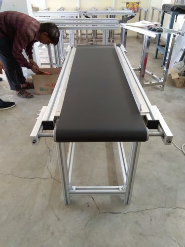 220V Polished Automation Conveyor System, For Moving Goods, Phase : Single Phase