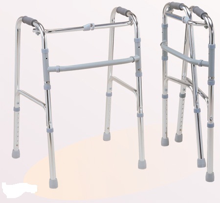 Folding Walker, Features : With/Without Wheels, Height Adjustable, Foam For Better Hand Grip, Durable