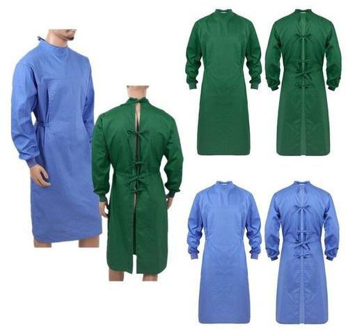 Checks Attender Gown, Color : Blue, Green, Ash, Maroon, Violet, Pink