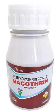 Macothrin Fenpropathrin 30% EC, Packaging Size : 100Ml, 250Ml, 500Ml, 1Ltr