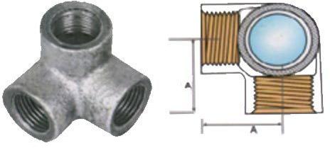AVR GI 3- WAY ELBOW, For Pipe Fittings, Size : 1/2