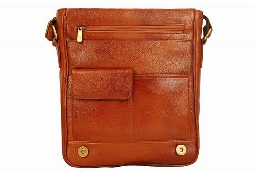 Plain Leather Sling Bag, Size : 35.6 X 25.4 X 7.6 Cm