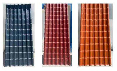 Synthetic Resin Spanish Roofing Sheet, Length : 8ft, 10ft, 12ft, 15ft