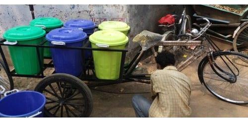 Dustbin Loading Trolley, Loading Capacity : 100-150 Kg