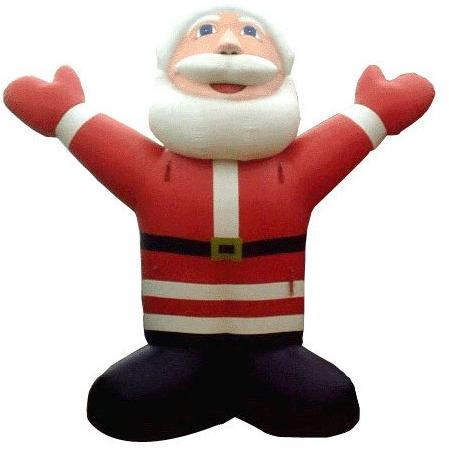 X Mas Inflatable Santa