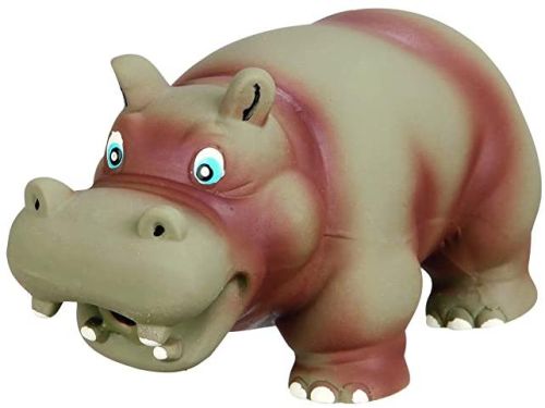 Latex HIPPO SOUND DOG TOY, Size : 17 cm