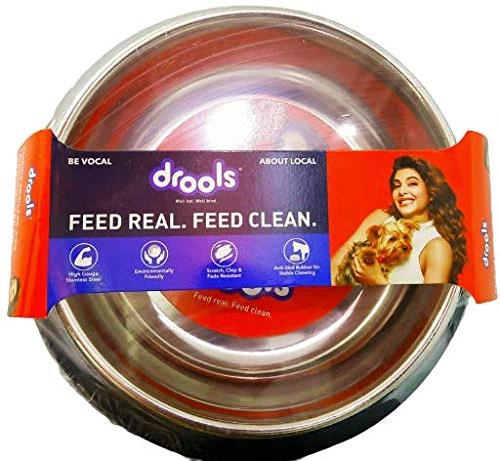 STAINLESS STEEL DOG FEEDING BOWL, Bowl Size : 225ml, 450ml, 700ml, 850ml, 1400ml