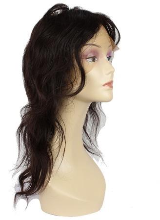 Monofilament Ladies Wigs, Color : Black