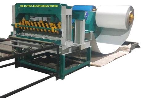 Mild Steel Double Head Decoiler Machine, Production Capacity : 6 Ton/Day