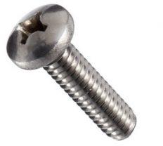 Stainless Steel Pan Head Screw, Length : 1-2 Inch