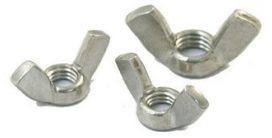 9STAR Mild Steel Wing Nuts, Size : 4mm To 24mm