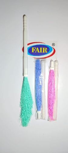 Fair Plastic Phool Jhadu, For Cleaning, Color : Dark Brown