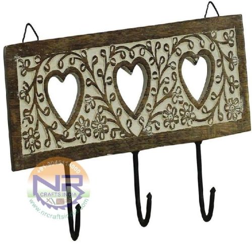 Brown Printed Wooden Panel Hooks, For Wall Decoration, Feature : Attractive Design, Stylish Look