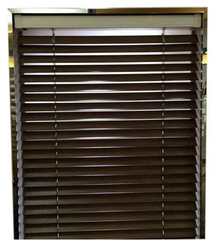 PVC(Frame) Motorized Wooden Venetian Blinds