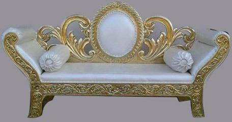 Wood Wedding Sofa, Seating Capacity : 2