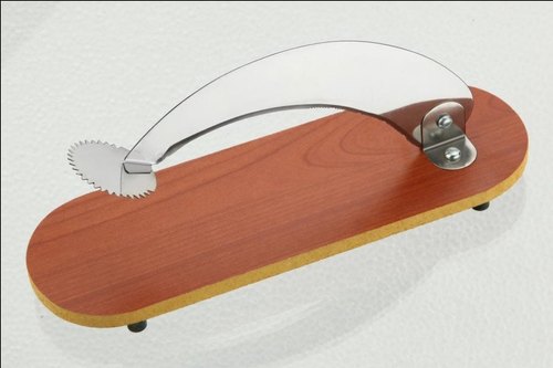 Wooden SS Vegetable Cutter, Size : 8x4inch