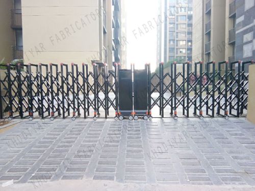 KPG Stainless Steel Automatic Retractable Gate