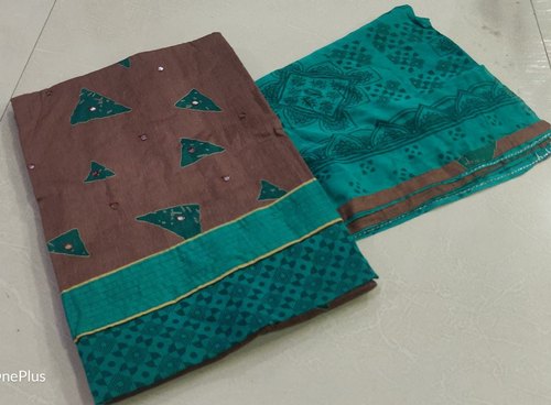 Semi-Stitched Fancy Cotton Churidar Set, Size : XL