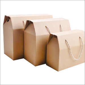 Cardboard Box With Rope Handle, For Packaging, Feature : Light Weight