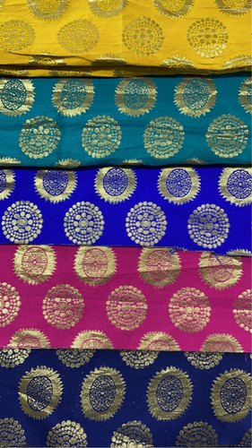 Polyester Jacquard Fabrics, For Apparel/Clothing, Ethnic Wear/Dresses, Tops/Blouses/Kurtis, Width : 48''