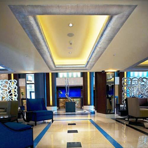 Silver Leafing Work For Ceiling