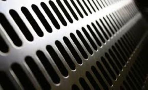 Coated Metal SLOT HOLE PERFORATION, For Flooring, Outdoor Furnitures, Stairs, Size : 2.5x5.5, 2x5