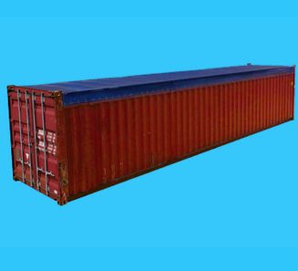 40 Feet Open Freight Container, For Shipping Good, Color : Brown