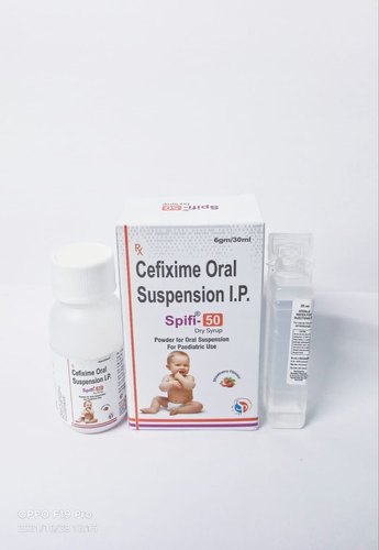SPIFI 50 Cefixime Oral Suspension, Packaging Size : 30ML