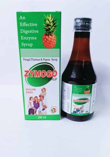 Fungal Diastase and Pepsin Syrup, Packaging Size : 200 mL