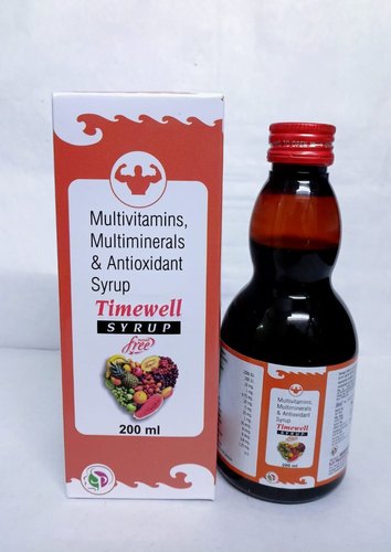 TIMEWELL Multivitamin Syrup, Packaging Type : 200 ML