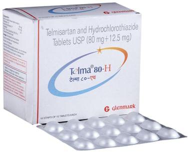 E Tel H 80mg/12.5mg Tablet